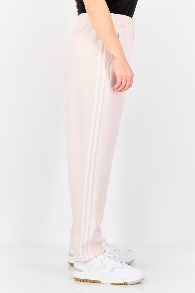 Adidas Women Loose Fit Training Track Pants, Peach - Image 2