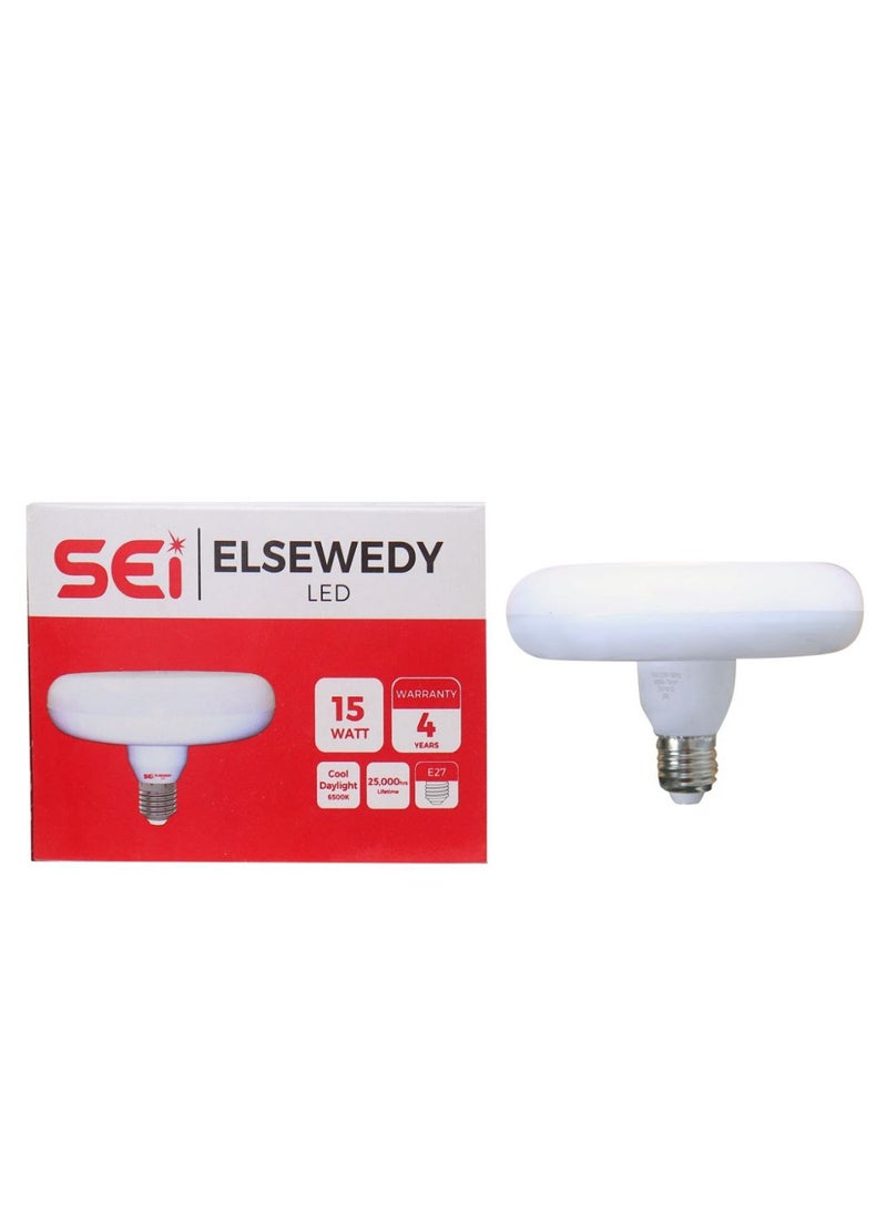 El Sewedy 15W UFO LED Bulb from Elsewedy, White Light  - Image 1