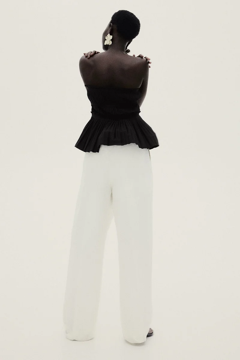 H&M Pleated bandeau top
