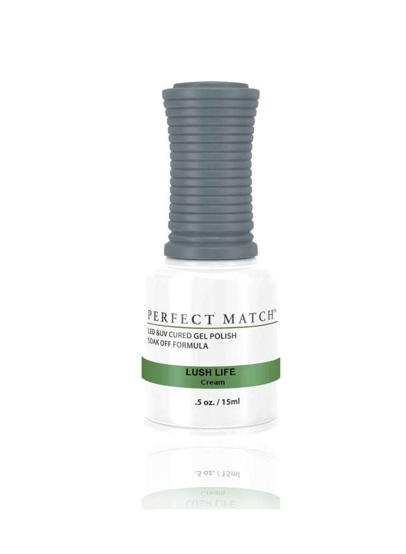 Lechat Perfect Match Gel Nail Polish 15ml Soak Off Long Lasting High Shine UV LED Gel Non Toxic Easy Application Wide Color Range for Manicure and Pedicure  Lush Life PMS178 - Image 1
