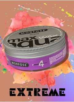 MORFOSE Morfose Max Aqua Hair Gel Wax 175ml - Maximum Control & Natural Shine  - Image 2