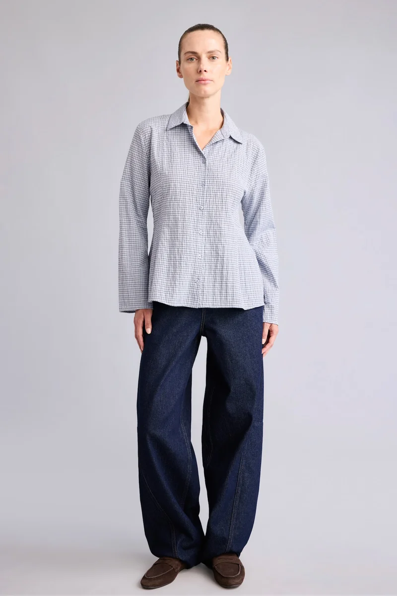 Defacto  Regular Fit Checked Waffle Texture Shirt for Men | Best Price UAE