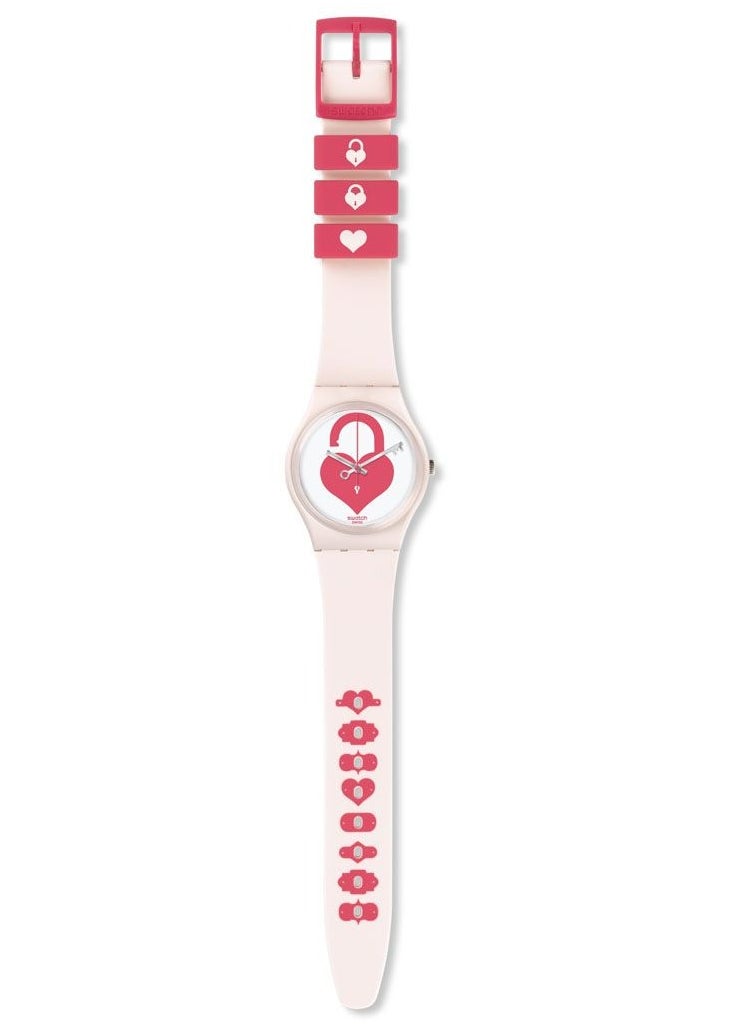 Swatch Unisex Unlock My Heart Quartz Movement Water Resistant Wrist Watch - 34 Mm  - Image 2