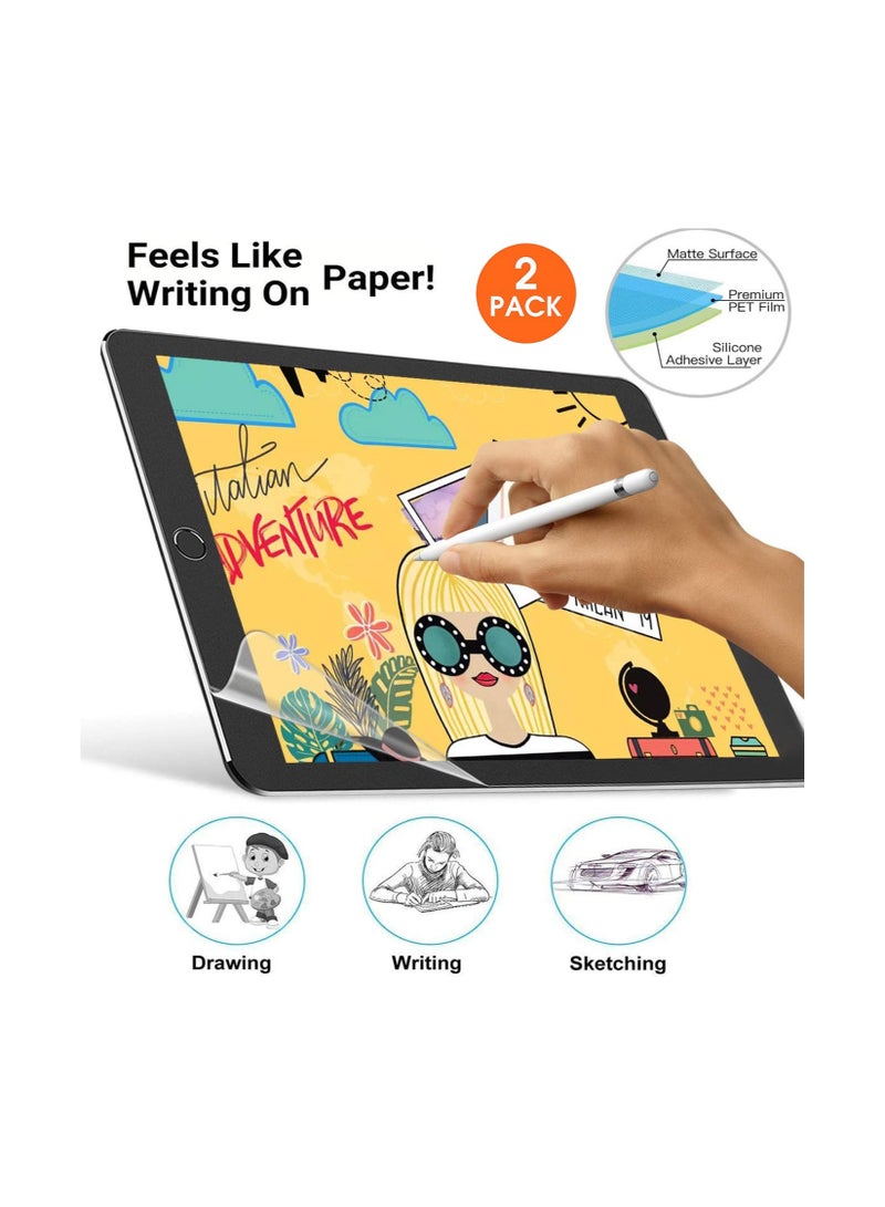 Unipha Paper Screen Protector for iPad 11th A16 11Inch Drawing Writing Feels Like On Paper,Anti Glare Matte Flim(2 Pcs)Suitable for iPad type paper film,Frosted writing film - Image 1