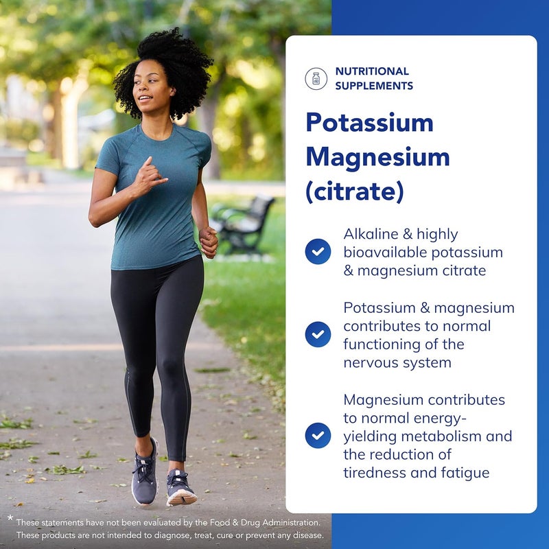 Pure Encapsulations Potassium Magnesium Citrate Electrolyte Combination for Blood Pressure Nerves and Muscles 180 Vegetarian Capsules - Image 2