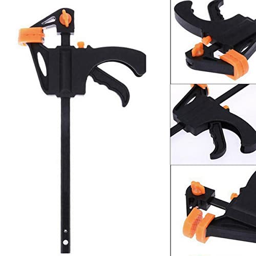 Optifit® 4 Pcs Quick Grip Clamp for Woodworking with Heavy Duty Bar Clamps, Two-Way Fixed F Clipsfor Glass, Welding Works and DIY Projects, Quick Grip and Release(4in) - Image 3