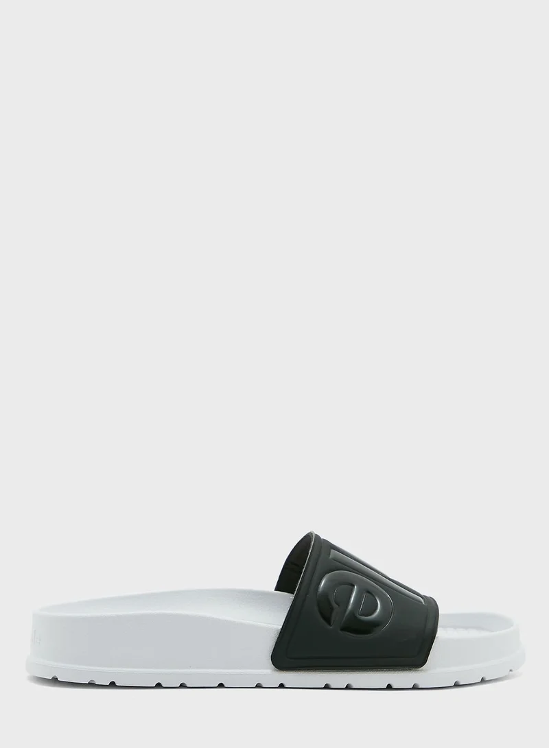 People F21 Lennon Slide Low Top Sneakers