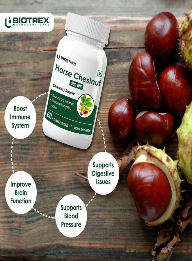 Biotrex Nutraceuticals Horse Chestnut 300mg - 60 Veg Capsules - Image 5