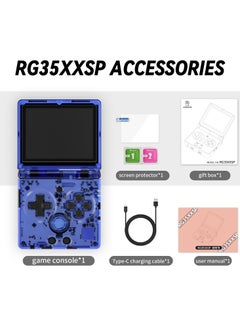 RG35XXSP Handheld Flip Retro Portable Game Console 3.5-inch Hall Magnetic Switch 3300maH Battery WIFI Bluetooth (Blue 64+128G, 10000+ Games) - pzsku/Z490119A2926628D174DCZ/45/_/1716869929/75b8a45b-01e7-4d15-bf62-8b0f13783088