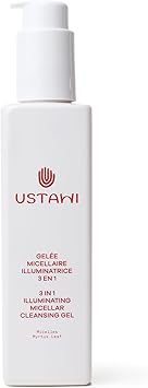 USTAWI 3 in 1 Illuminating Micellar Cleansing Gel Gentle Make Up Remover to Help Brighten Complexion Hydrates and Refreshes Skin with Nourishing Baobab Fruit 200ml - Image 1