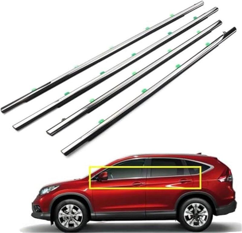 DEMULAX Chrome Car Door Edge Protector for CRV - Image 5