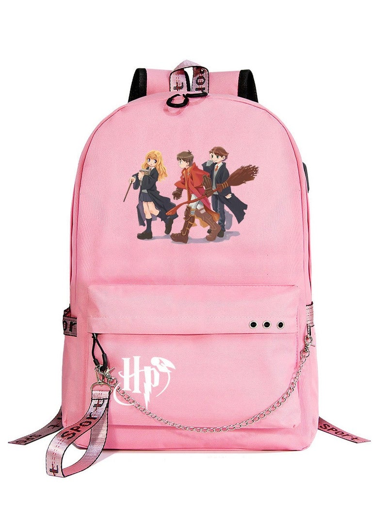 Harry Potter Cartoon Printed Backpack