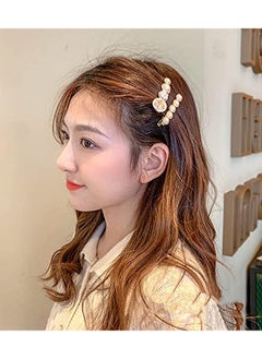 MXXGMYJ Pearls Hair Clips Claw For Women Girls Big Hair Claw Clips For Thick Thin Hair For Birthday Gifts Bling Hairpins Headwear Barrette Styling Tools Accessories  - Image 4