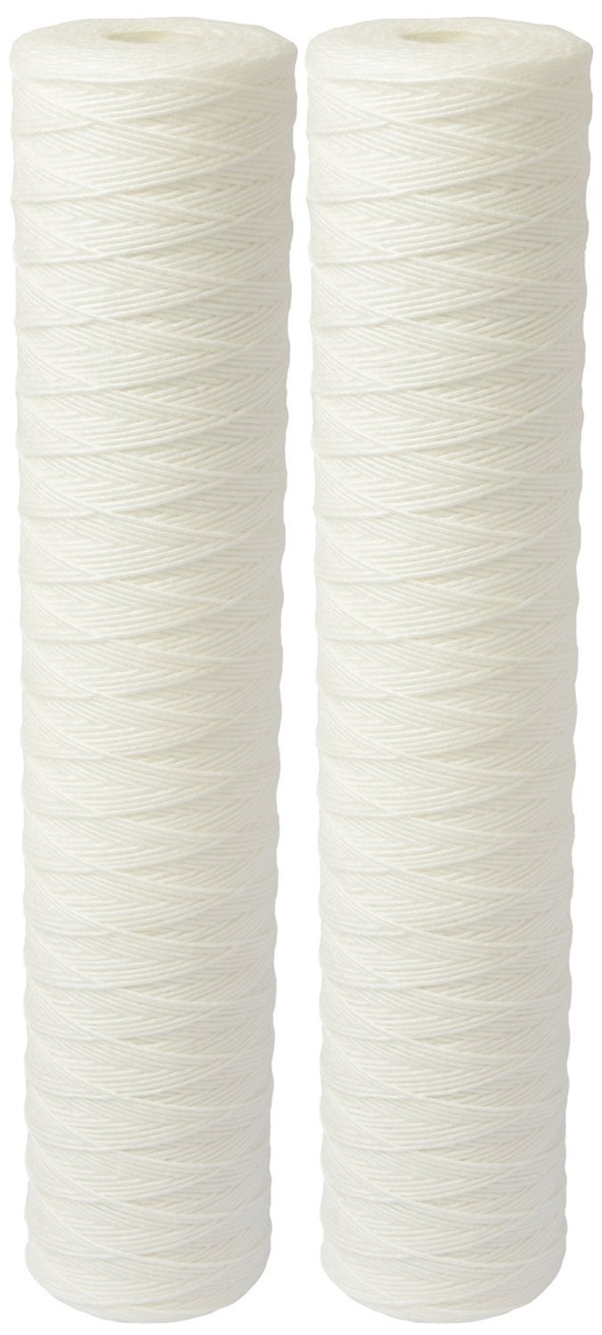 Parijata 20 inch x 45 inch Jumbo Wound Polyster Filter Spun Cartridge PP for Jumbo Filter 2 Pieces 1100gm per Piece Weight - Image 1