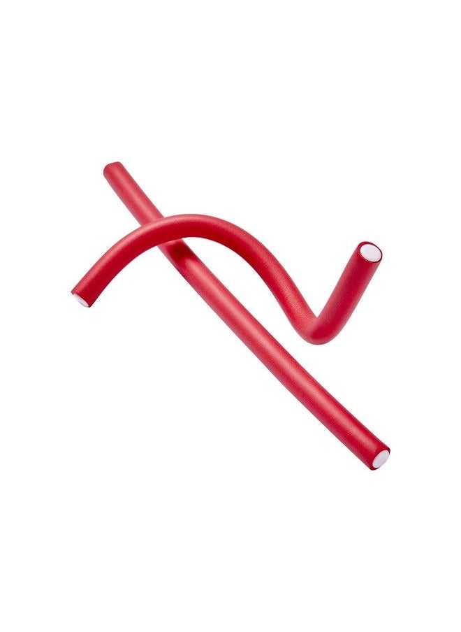 Red by Kiss Flexi Rods Heatless Hair Curler For 90S Glamorous Bouncy Curls Beach Waves No Slips Sleep Styler (10" Length 1/2" Diameter)  - Image 4