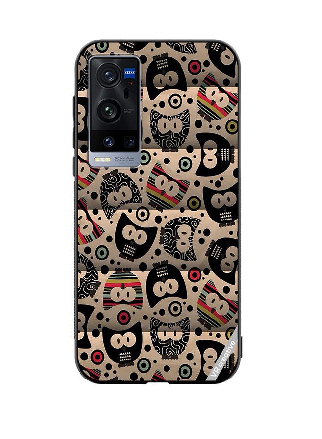 VR CREATIVE Protective Case Cover For Vivo X60 Pro Plus Mix Cartoons Design Multicolour - Image 1