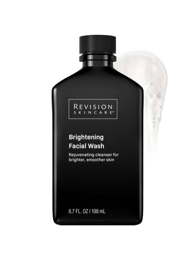 Revision Skincare غسول الوجه المشرق من ريفيجن سكينكير، منظف وجه مقشر مع فيتامين C وفيتامين E، 6.7 أونصة سائلة - Image 1