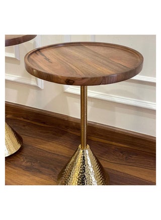 wooden/gold