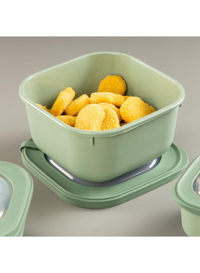 Dunya Plastik Food Storage Container, 1800ml, BPA-free, Microwave Safe, Multiple Colours - Image 2