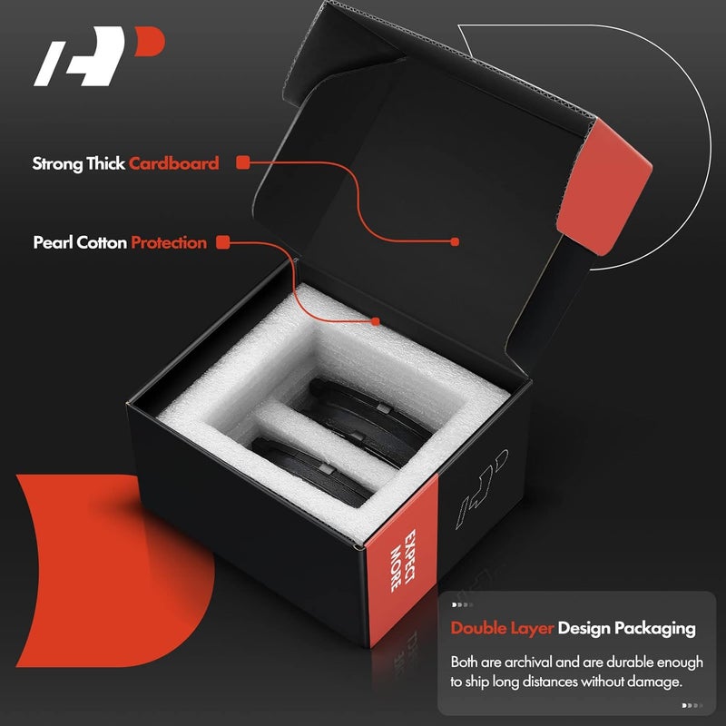 A-Premium Rear Ceramic Disc Brake Pads Set for Infiniti and Nissan Models - Image 4