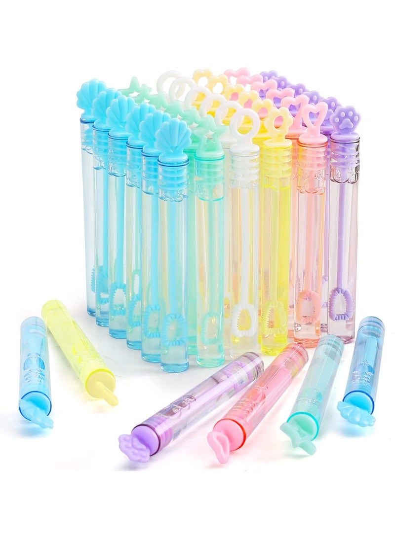 REZZOSS NEW REZZOSS Mini Bubble Wand Assortment Toy, Ideal Party Favors for Kid Birthday, Bubble Bulk Party Supplies, Spring Summer Autumn Outdoor Indoor Activity Use Festival Gifts for Girl Boy(48PCS) - Image 1