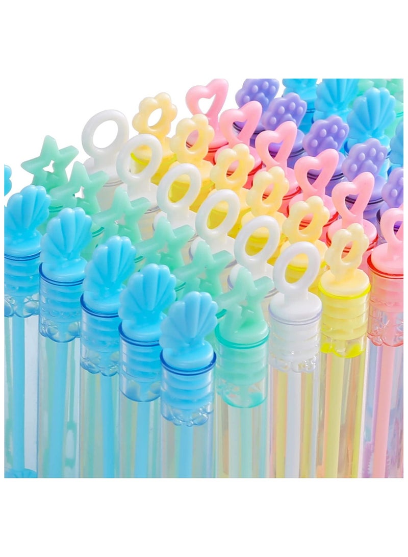 REZZOSS NEW REZZOSS Mini Bubble Wand Assortment Toy, Ideal Party Favors for Kid Birthday, Bubble Bulk Party Supplies, Spring Summer Autumn Outdoor Indoor Activity Use Festival Gifts for Girl Boy(48PCS) - Image 4