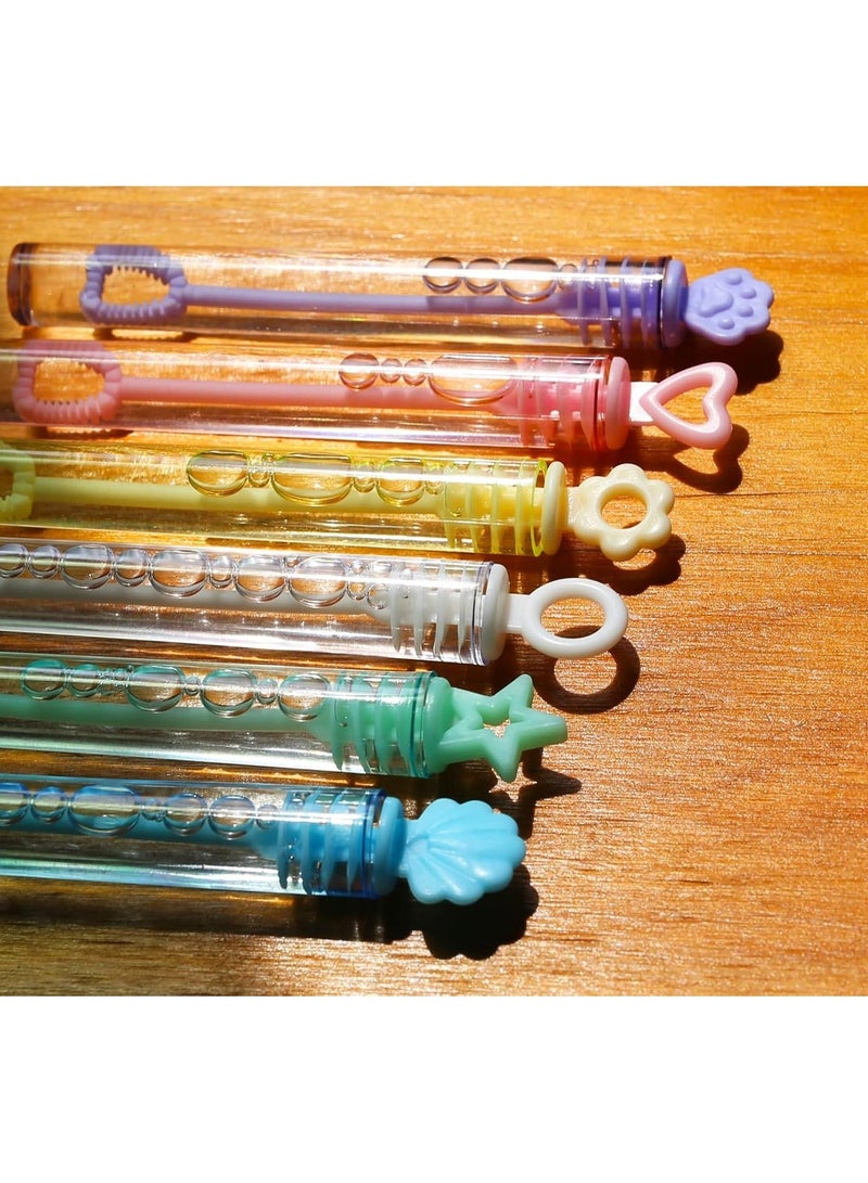 REZZOSS Mini Bubble Wand Assortment Toy, Ideal Party Favors for Kid Birthday, Bubble Bulk Party Supplies, Spring Summer Autumn Outdoor Indoor Activity Use Festival Gifts for Girl Boy (48PCS) - Image 3