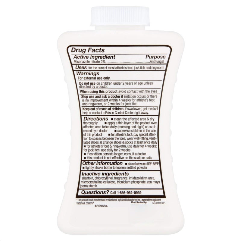 LEADER Athlete's Foot AF Powder, Moisture Absorbing, Talc-Free, 2.5 Ounce - Image 4