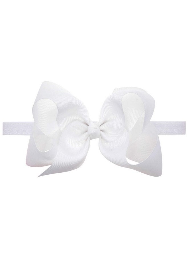 ZOONAI 2Pcs Baby Girl Infant Large Hair Bow Headband Toddler Hair Band Accessories - Image 2