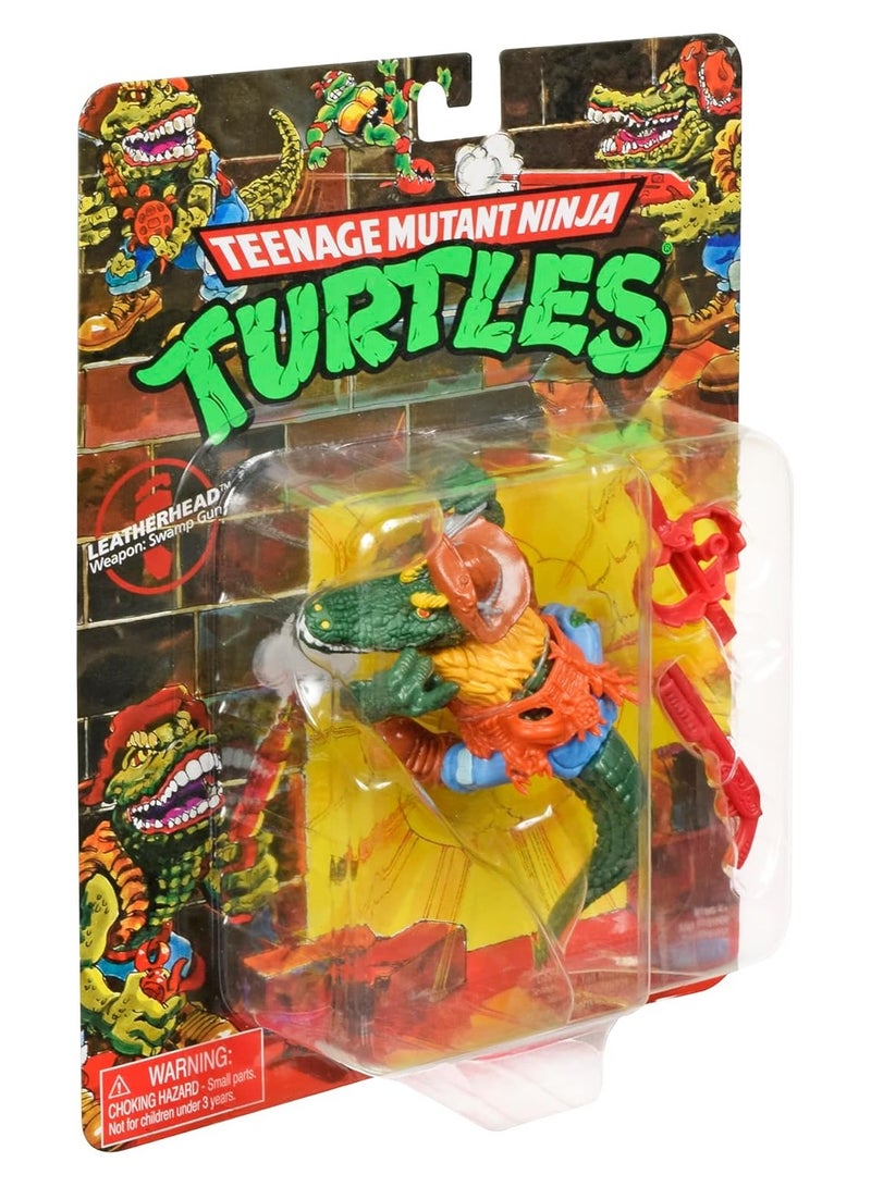 TMNT Teenage Mutant Ninja Turtles 4” Original Classic Basic Figure Leatherhead - Image 2