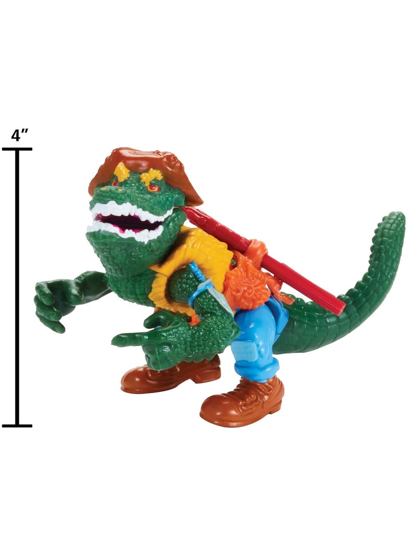 TMNT Teenage Mutant Ninja Turtles 4” Original Classic Basic Figure Leatherhead - Image 4