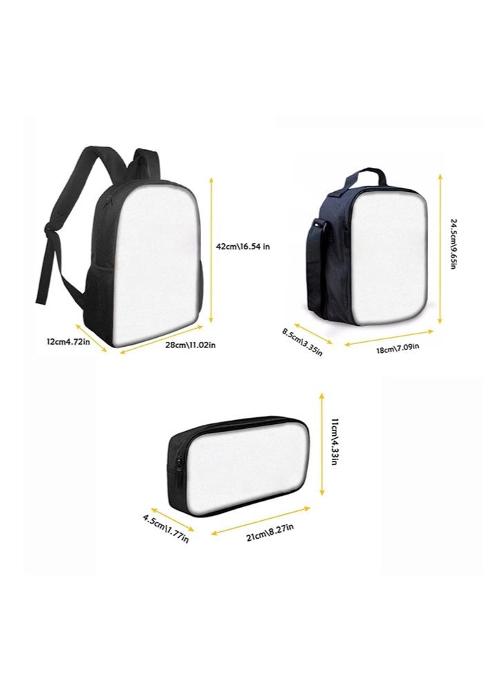 Bluey backpack pencil case satchel three-piece suit men and women leisure sports travel backpack student school backpack - Image 2