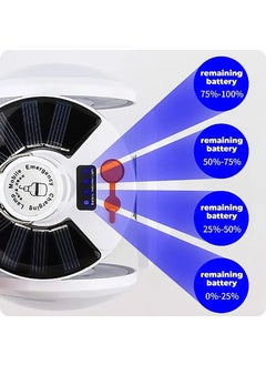 Qasul Solar Solar Energy and USB Charging 5 Wing Garden Lighting LED Hanging Practical Lamp  - Image 3