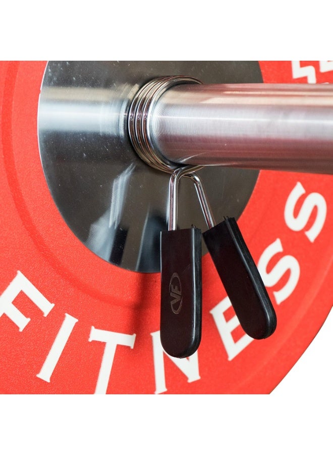 YelaJoy Fitness SC-1 Spring Clamps Olympic Barbell Clips for Weight Lifting Plate Weights - 2 Inch Weight Clips for Bars Barbell Collars - Image 3