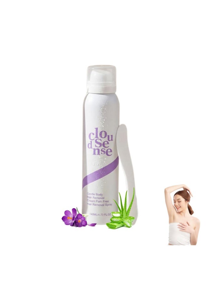 ATRJSZ Cloud Sense Pain-Free Hair Removal Spray for Sensitive Skin, Cloud Sense Smooth Hair Removal Spray,Suitable for Every Skin Type and Corner Women and Men - Image 1