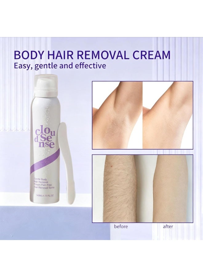 ATRJSZ Cloud Sense Pain-Free Hair Removal Spray for Sensitive Skin, Cloud Sense Smooth Hair Removal Spray,Suitable for Every Skin Type and Corner Women and Men - Image 2