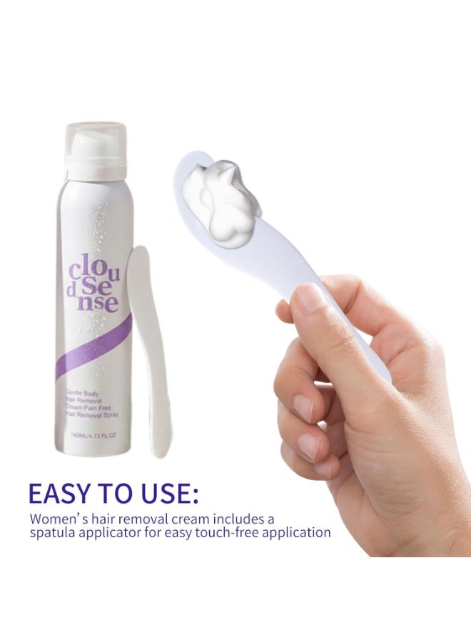 ATRJSZ Cloud Sense Pain-Free Hair Removal Spray for Sensitive Skin, Cloud Sense Smooth Hair Removal Spray,Suitable for Every Skin Type and Corner Women and Men - Image 4