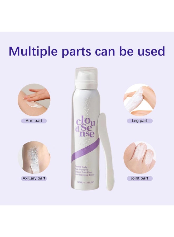 ATRJSZ Cloud Sense Pain-Free Hair Removal Spray for Sensitive Skin, Cloud Sense Smooth Hair Removal Spray,Suitable for Every Skin Type and Corner Women and Men - Image 5