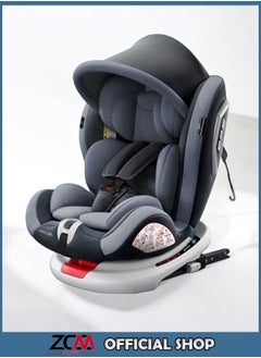 ZCM-HAPPY Car Child Safety Seat with 360° Rotating Feature With Universal Compatibility and Premium Accessories  - Image 1