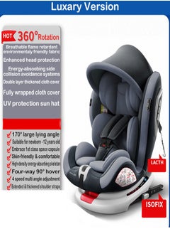 ZCM-HAPPY Car Child Safety Seat with 360° Rotating Feature With Universal Compatibility and Premium Accessories  - Image 2
