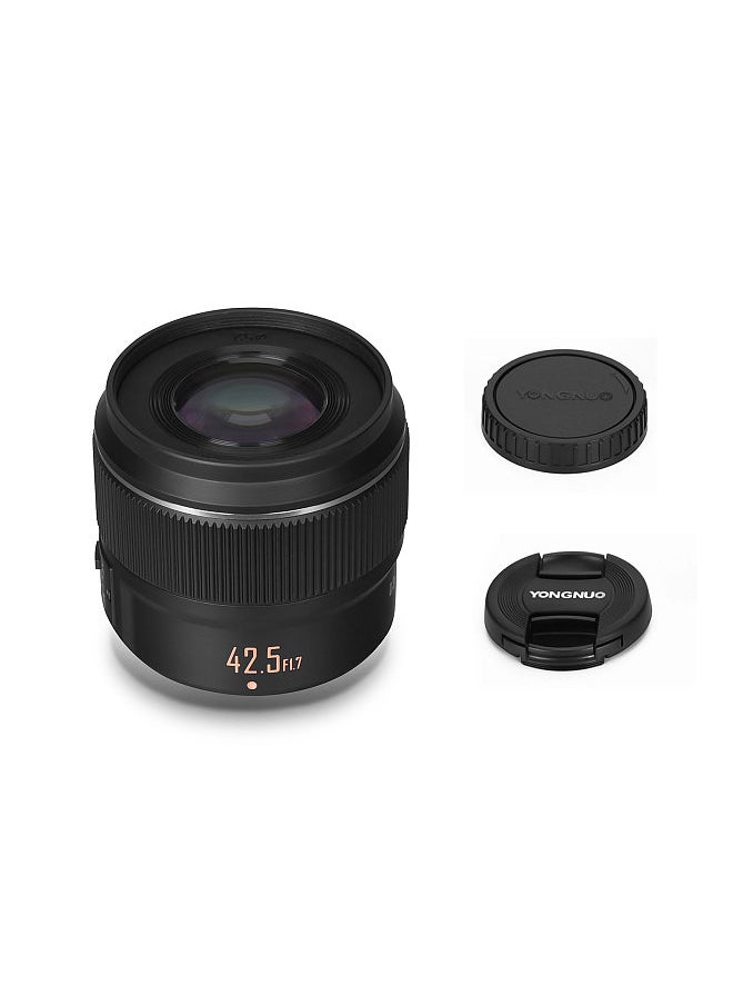 YONGNUO YN42.5mm F1.7M II M4/3 42.5mm Fixed Focus Camera Lens F1.7 Large Aperture Multi-coated 8 Groups 9 Blades High-Quality Focus Motor Auto Focus Replacement  - Image 2