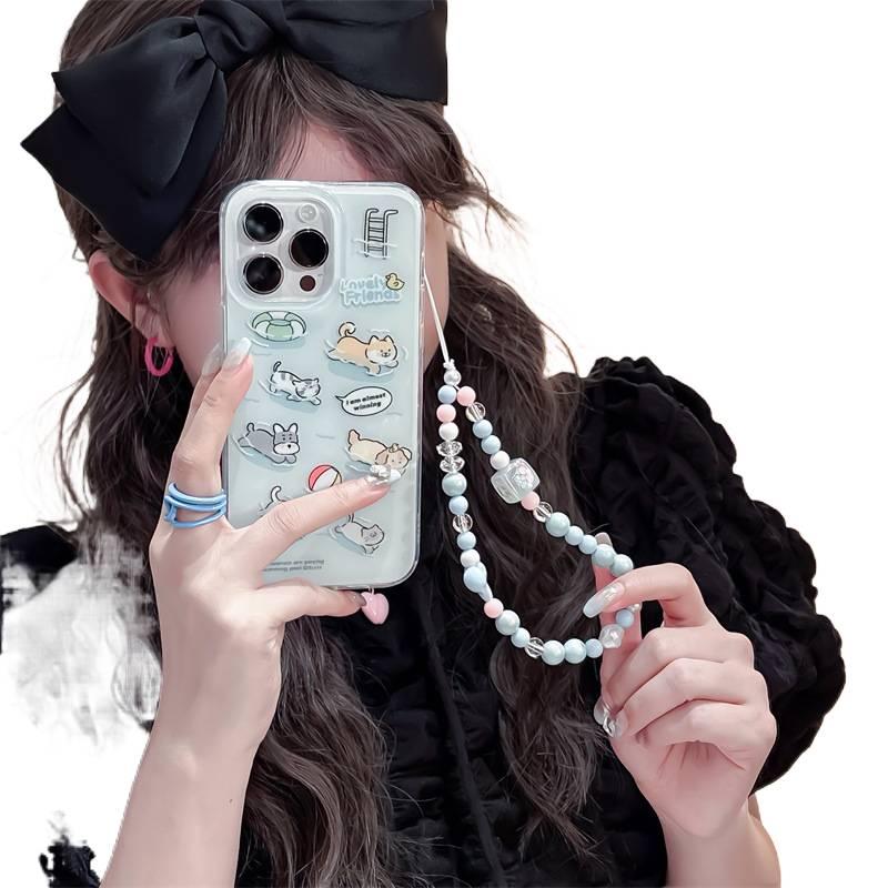 غطاء مزدوج الطبقات | حماية من السقوط | تصميم مزدوج الطبقات | Cat Pattern | مقاوم للصدمات لـ iPhone 17 / 17 Air / 17 Pro / 17 Pro Max | Acrylic - Image 3