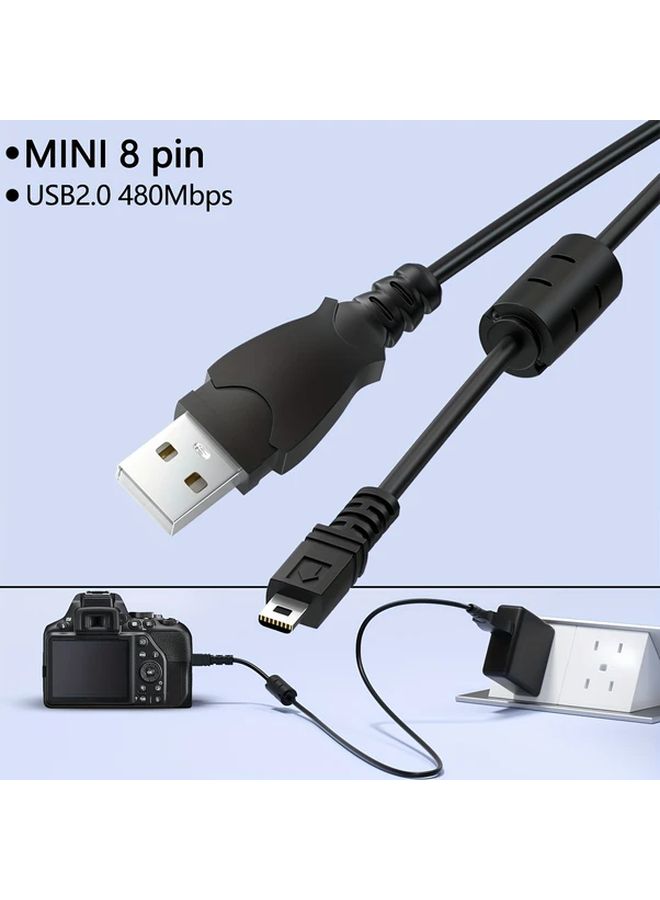 كابل شحن سريع من USB A إلى Mini 8 Pin USB 2.0 بطول 1 متر (3.3 قدم) - Image 1