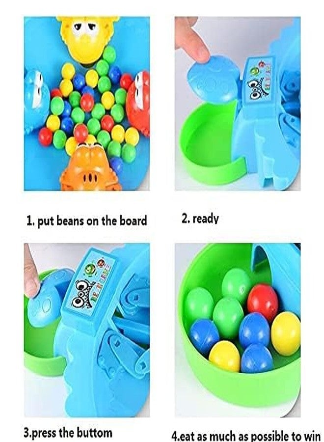 Canbee مجموعة خرز لعبة الداما الصينية الملونة من كانبي، 60 قطعة، كرات قوس قزح 1 سم لألعاب الطاولة ولعبة الضفدع الجائع - Image 3