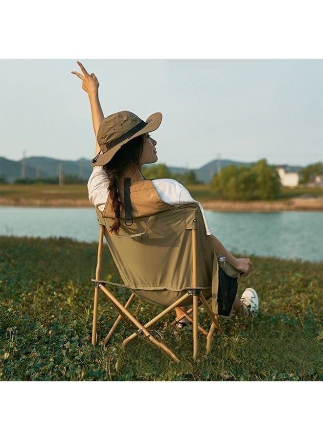 توبيز طاولة تخييم قابلة للطي من الألومنيوم خفيفة الوزن + كرسي خارجي محمول قابل للطي مع ظهر مرتفع – للتخييم، النزهات، الشواء، الصيد والسفر - Image 5