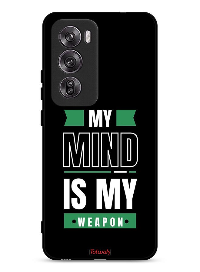 Tolwak Oppo Reno12 Pro 5G Protective Case Cover My Mind Is My - Image 1