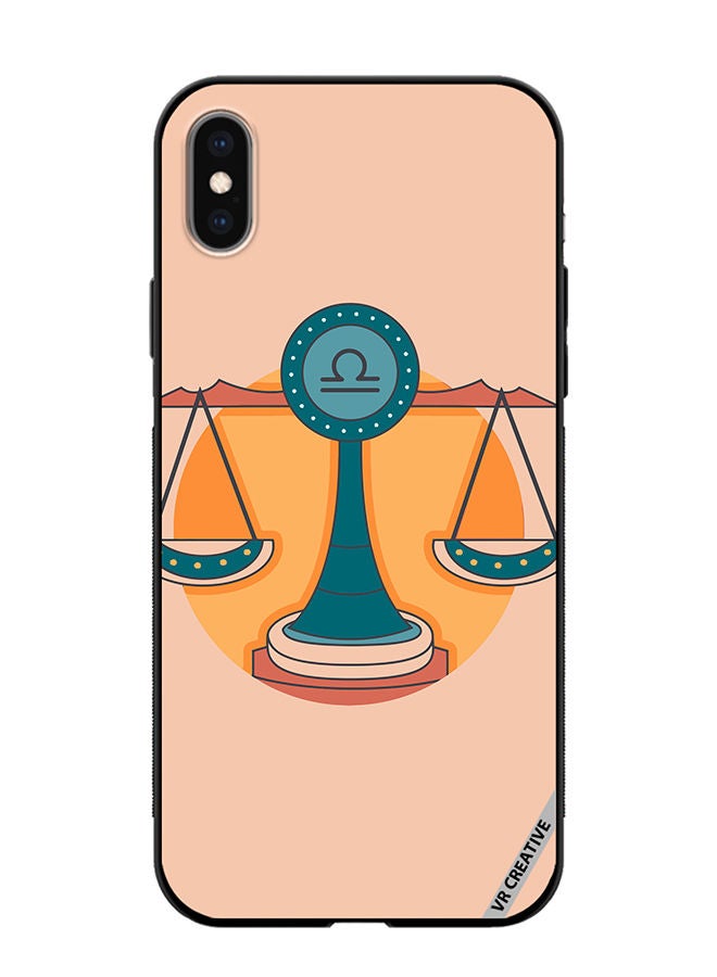 VR CREATIVE Protective Case Cover For Apple iPhone X/XS Balance Zodiac Signs Design Multicolour - Image 1