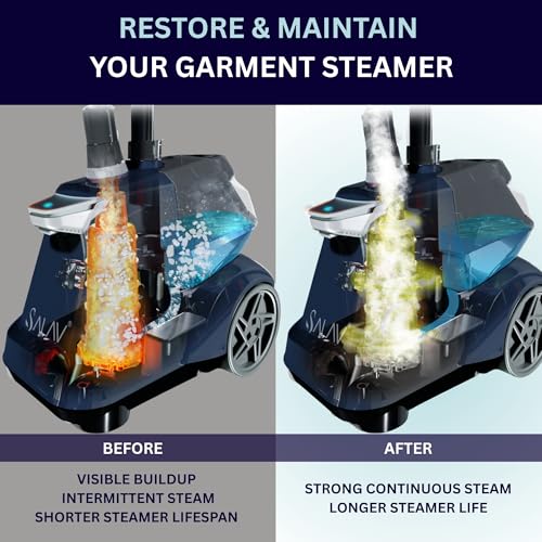 SALAV® Heavy Duty Commercial Garment Steamer Accessories Set – Includes Mini Ironing Board, Steam Mitt, 3-Piece Descaler Packets, and Storage Bag – Ideal for Professional & Home Use - Image 2