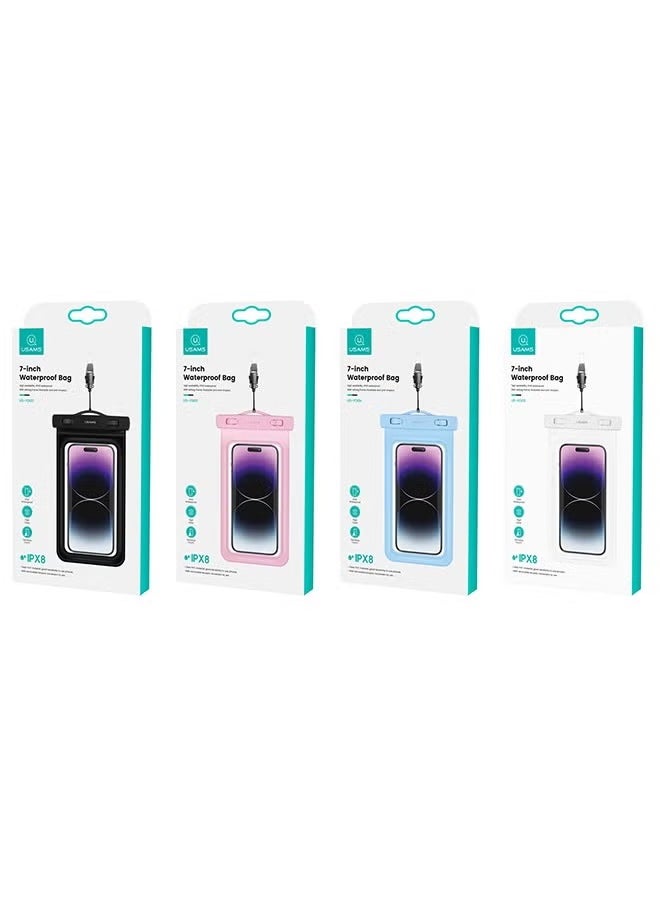 TIGER 7 Inch Mobile Phone Waterproof Bag – Floating Airbag Swimming Pouch, Phone Protective Case for Outdoor, Beach, Pool, and Water Sports - Image 5