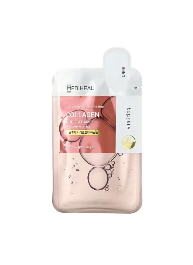 MEDIHEAL Collagen Nude Gel Beauty Mask 1 Sheet 1.05 oz 30 g  - Image 1
